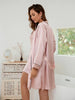 Night Robe With Belt & Sleep dress for woman (Red)