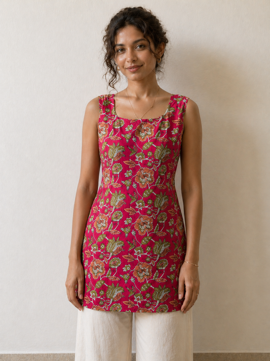 Rani Blossom Pink Petal Muse Tunic