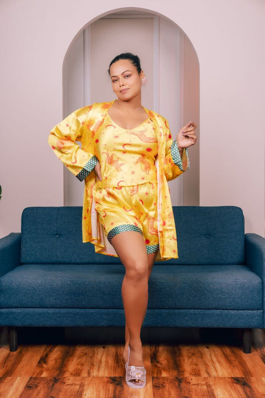 Chill nights Young Fashion Robe Set For Women