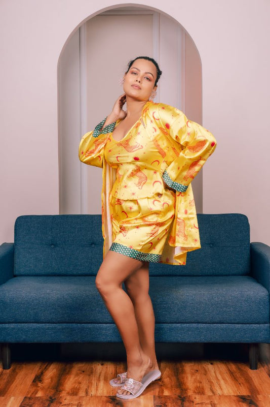 Chill nights Young Fashion Robe Set For Women