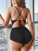 Backless Satin honeymoon Set