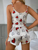 Heart Printed Pajama Set/ sleep dress set