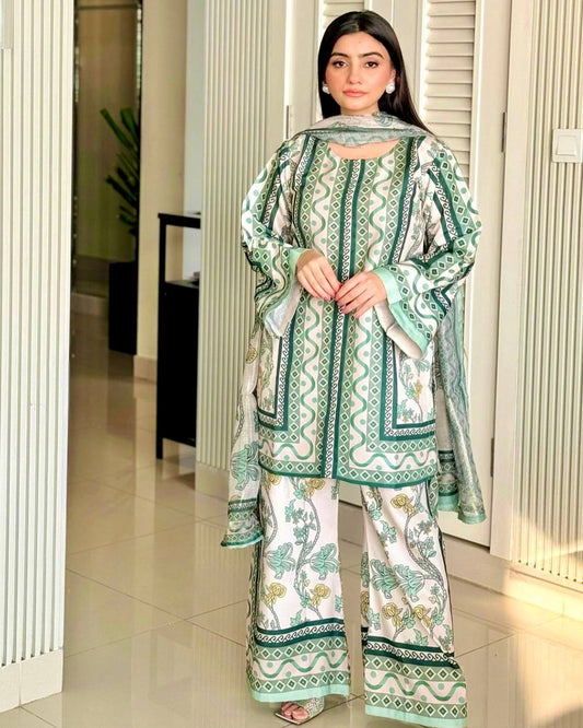 Floral Elegance in a Matching Set, Co-ords Set