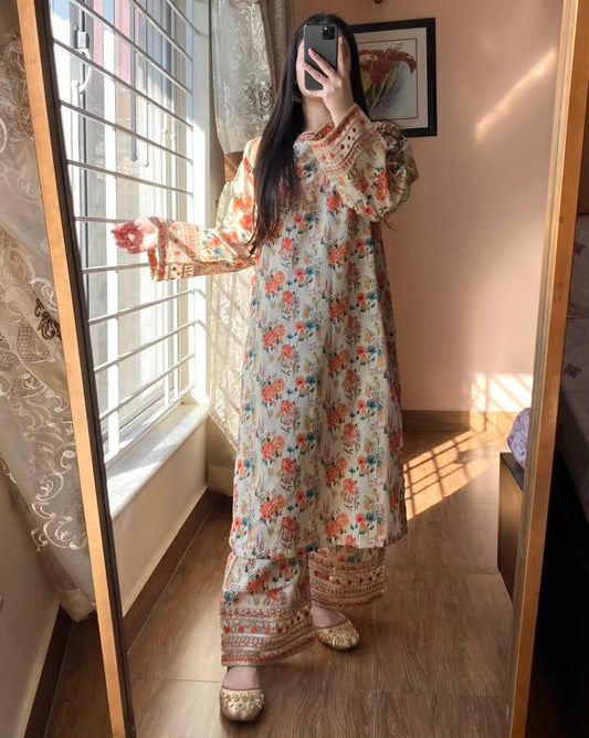 Printed Florals co-ord set for Your Every Days